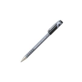 PAPERMATE Stylo Ã  bille rechargeable pointe moyenne encre noire corps caoutchouc Ã  capuchon FLEXGRIP