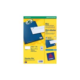 Avery Mini Inkjet Address Label 65TV Pack of 100 White J8651-100