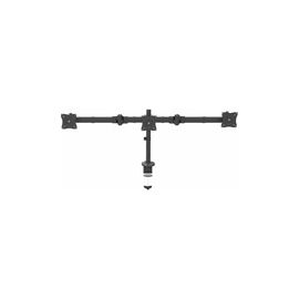 Triple-Monitor Arm - Articulating Arms for Surround Setup - Supports 3 Monitors up to 24" - Steel - Tool-less Height Adjustment