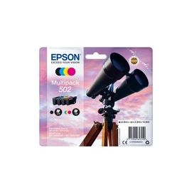 BINOCULARS MULTIPACK 4-COLOURS 502 INK BLACK 4.6ML - CMY 3.3ML