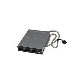 3.5in Front Bay 22-in-1 USB 2.0 Internal Multi Media Memory Card Reader - Black