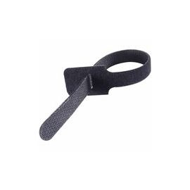 VELCRO CABLE TIES 230MM BLACK 10 PER PACK