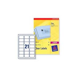 AVERY Pochette de 525 étiquettes laser invisible 63.5x38.1 L7560-25