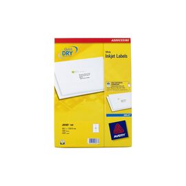 Avery QuickDRY Inkjet Label 139x99.1mm 4 per Sheet 4TV Pack of 100 White J8169-100
