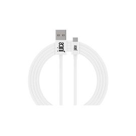 CABLE USB-A TO USB-C 2M ROUNDED CABLE WHITE