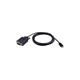 BLACK USB-C TO VGA VIDEO CABLE USB-C MALE TO VGA MALE 2M 6.6FT