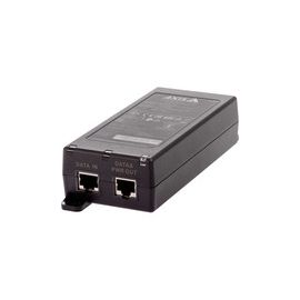 AXIS 30 W Midspan AC/DC 12V-24V power input the midspan IEEE 8023at 30W to a network device plug-and-play