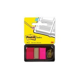 Post-it Flags, 1"x1-3/4" , 50/PK, Bright Pink