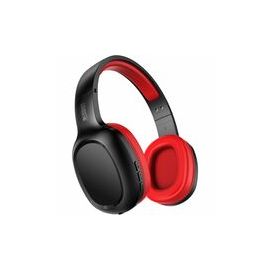 OVER-THE-EAR BLUETOOTH 5.1 RECHARGEABLE HEADSET - BLACK/RED