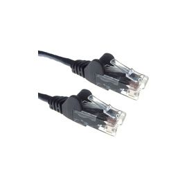 0.5m RJ45 to RJ45 UTP CAT 5e STANDERD NETWORK CABLE [BLACK]