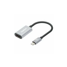 USB-C TO HDMI CABLE 11CM- MALE/MALE 4K/60HZ BLACK