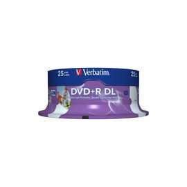 DVD+R DOUBLE LAYER 8X 8.5GB PRINTABLE SURFACE