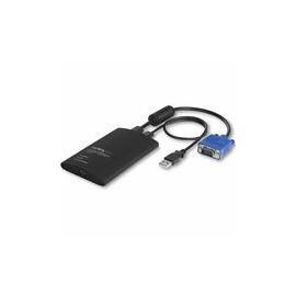 KVM Console to Laptop USB 2.0 Portable Crash Cart Adapter with File Transfer