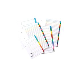 Concord Index 1-20 A4 White with Multi-Colour Tabs 01901/CS19