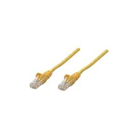 NETWORK CABLE CAT5E CCA 0.25M- YELLOW U/UTP CBL/UNSHIELD TP/UNS