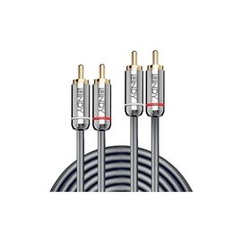 LINDY 1M DUAL PHONOKABEL CROMO LINE