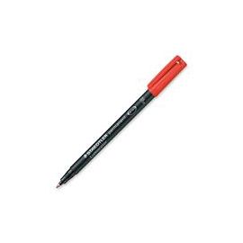 Lumocolor Permanent Marker, Fine Point, Red Ink