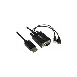 StarTech.com DisplayPort/VGA/Mini-phone/USB A/V Cable for Monitor, Speaker, Audio/Video Device - 6ft - 1 Pack