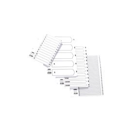 Concord Classic Index 1-50 A4 White Board with Clear Mylar Tabs 05501/CS55