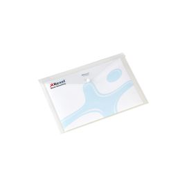 Rexel Carry Folder A4 Translucent White Pack of 5 16129WH