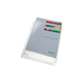LEITZ Sachet de 5 pochettes Ã  soufflet en PVC grainé 170 µ, peut contenir jusqu'Ã  200 feuilles