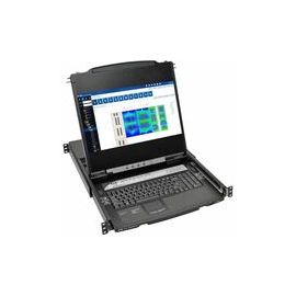 NetDirector 8-Port 1U Rack-Mount Console HDMI KVM Switch with 17 in. LCD and IP