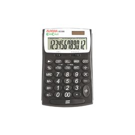 AURORA ECOCALC 12 DIGIT DESK MODEL BLK