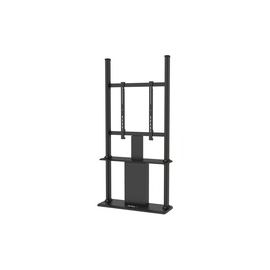 Digital Signage Display Stand - Black - Locking - Cable Management - Portrait Kiosk Enclosure (DSIGNAGESTND)
