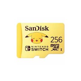 SanDisk Nintendo Switch Pokmon - Flash memory card - 256 GB - Video Class V30 / UHS-I U3 - microSDXC UHS-I