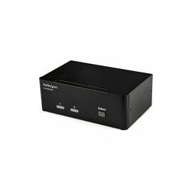 2-Port DisplayPort Dual-Monitor KVM Switch - 4K 60Hz - Access two dual-monitor computers and two shared USB peripherals from a single workstation
