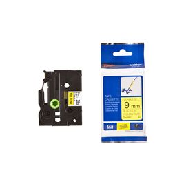 Brother TZe FX621 - Ruban flexible - noir sur jaune - Rouleau (0,9 cm x 8 m) - 1 rouleau(x)