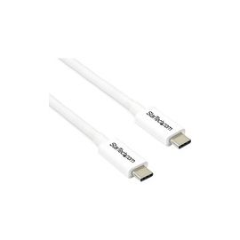 2m Thunderbolt 3 Cable - 20Gbps - White - Thunderbolt / USB-C / DisplayPort Compatible - Thunderbolt 3 USB-C Cable
