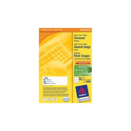 Etikett 105x37mm InkjetLaserCopy weiss 100 Blatt 1600St.