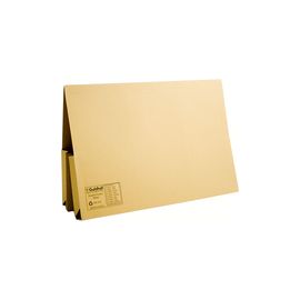 Guildhall Double Pocket Legal Wallet Foolscap Yellow