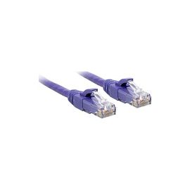 LINDY Cat.6 U/UTP Kabel violett 3m Farbcode ANSI/TIA 568C