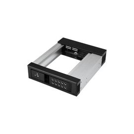 5.25 to 3.5 Hard Drive Hot Swap Bay - Trayless - For 3.5" SATA/SAS Drives - Front Mount - Hard Drive Bay - SAS/ SATA Backplane