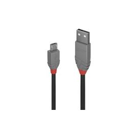 LYNDI 0.2m USB 2.0 A/Micro-B Anthra Line