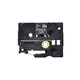 STe141 - 18 mm tape etching stencil black (3 m)