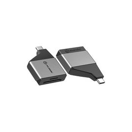 ALOGIC#Ultra MINI USB-C (Male) to SD and Micro SD card reader (Female) Adapter