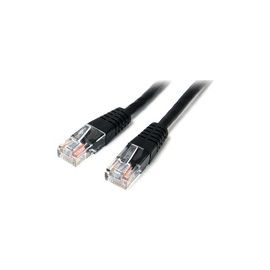 15m Cat5e Black Molded RJ45 UTP Cat 5e Patch Cable - 15 m Patch Cord