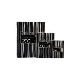 PUKKA A5 JOTTA POLY COVER BLACK STRIPY