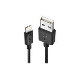 LINDY 3m USB an Lightning Kabel schwarz