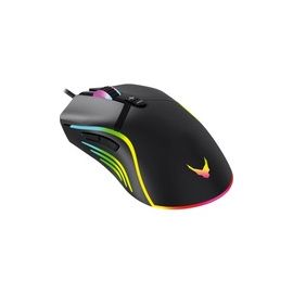 GAMING USB MOUSE LED 6400 DPI- 7 BUTTON ADJUSTABLE DPI BLACK