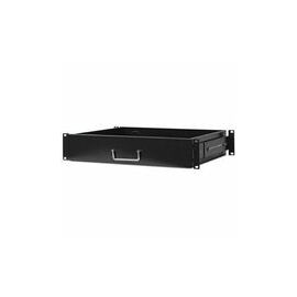 19IN DRAWER SHELF 2U BLACK- SHELF DEPTH 350MM