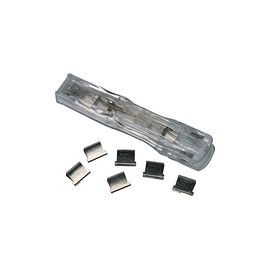 SUPACLIP DISPENSER S/STEEL CLIPS A25A