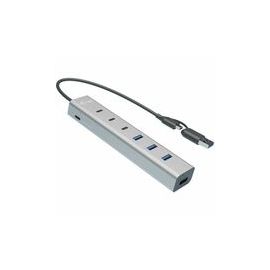 I-TEC USB-C/A CHARGE HUB 7 PORT METAL HUB (3X USB-C 4X USB-A)