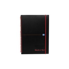 Black n Red Notebook Wirebound Polypropylene 90gsm Ruled 140pp A5 Ref 100080140 [Pack 5]