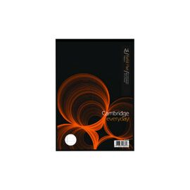 Cambridge Refill Pad Sidebound Ruled Margin Punched 4 Holes 70gsm 200pp A4 Ref 100080143 [Pack 5]