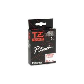TZe222 9mm x 8m Standard laminated Red o
