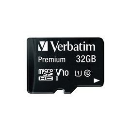 Micro SDHC w/Adapter, 32GB, Black